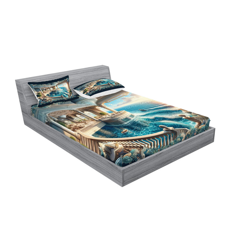 Drap-housse et taie décorative Ambesonne, Grand
