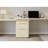 L-Shaped 360° Rotating Desk with Drawers