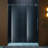 WOODBRIDGE Frameless Single Sliding Shower Door, 56-60" Width x 80"Height with 3/8"(10mm) Clear Tempered Glass-115676918
