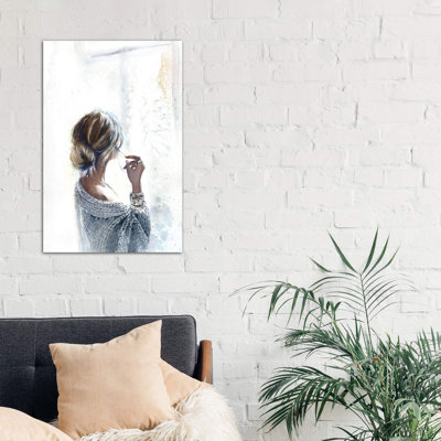 By The Window - Wrapped Canvas Painting