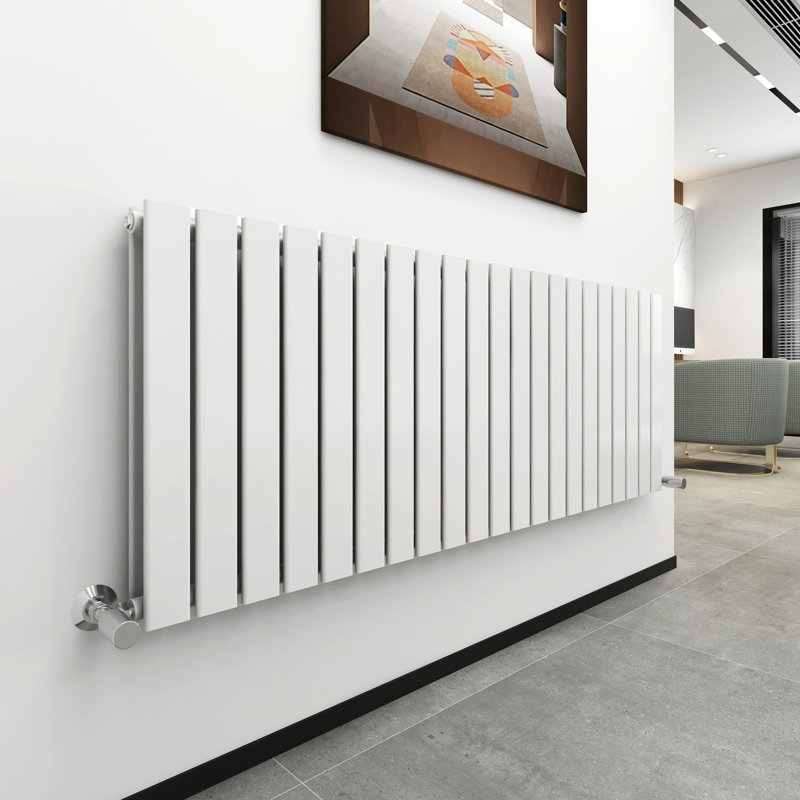 Horizontal Flat Panel Radiators, White, 60cm H x 142.8cm W x 5.8cm D