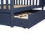 Lit superposé standard en bois massif avec lit gigogne Ravenwood par Sunside Sails-27463984-49818236