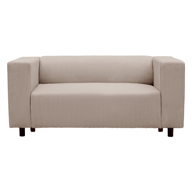 2 Seater Corduroy Sofa, Beige