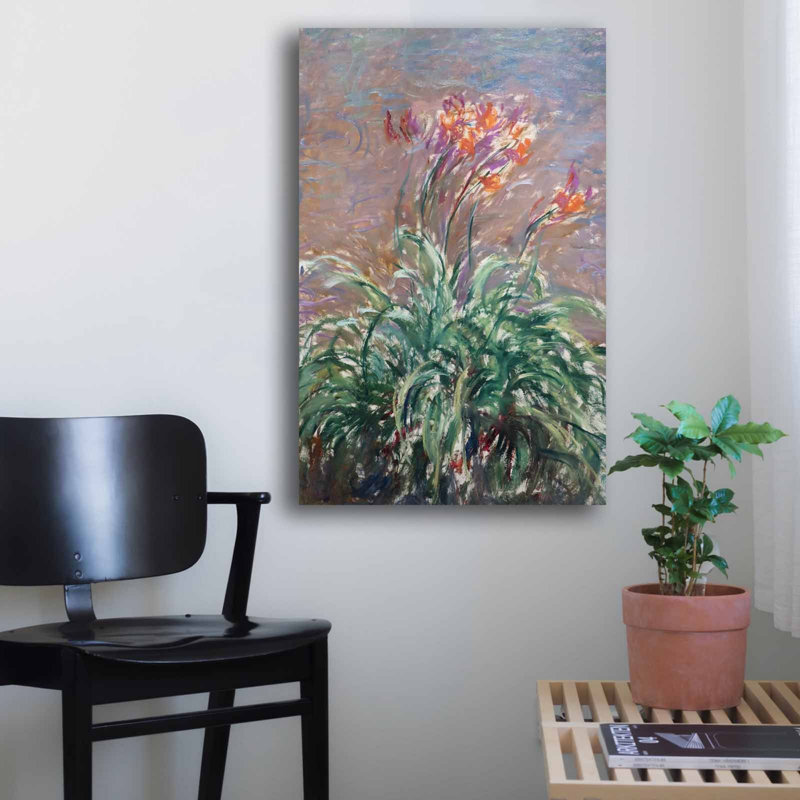 Claude Monet - peinture sur toile tendue