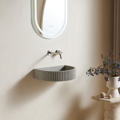 Freestanding Standard Free Standing Single Double Single Vanity Bathroom Vanity With Concrete Top