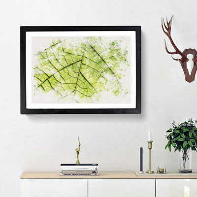 Leaf Roads - Picture Frame Painting Print
