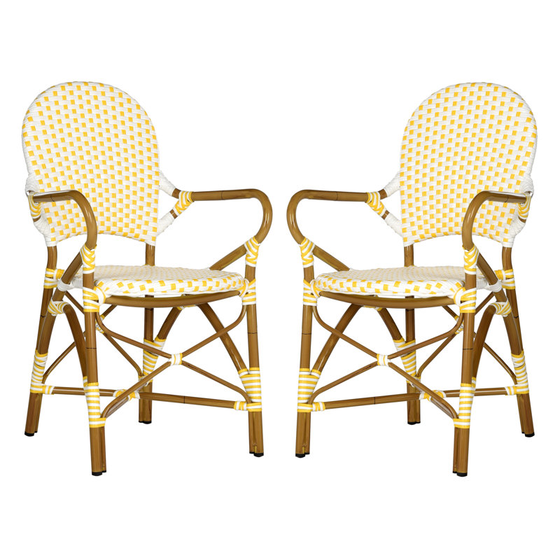 Charlbury Garden Chair, Yellow/White
