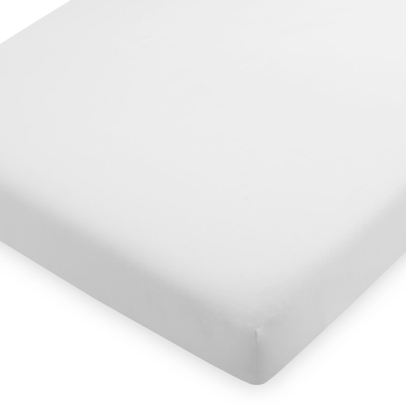 Drap-housse pour lit de bébé en microfibre, Gris nuage