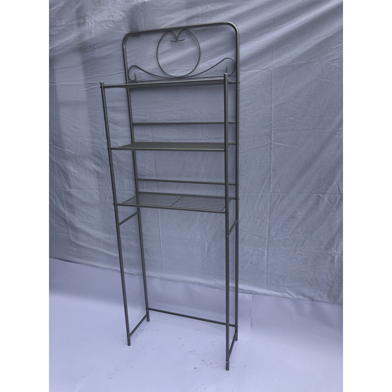Rangement au-dessus de la toilette de l 23 po x H 66 po x P 9,5 po, Champagne