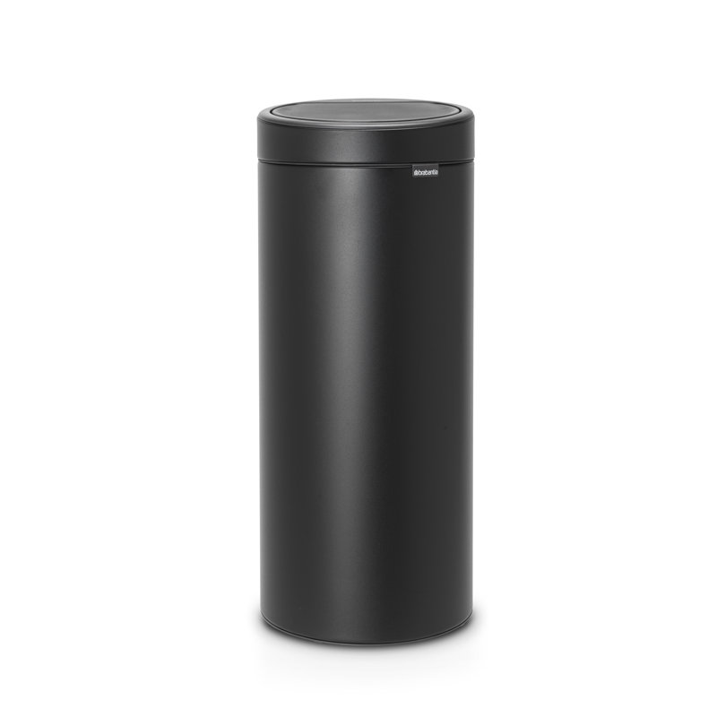 Brabantia 30 Litre Touch Bin, Mineral Moonlight Black