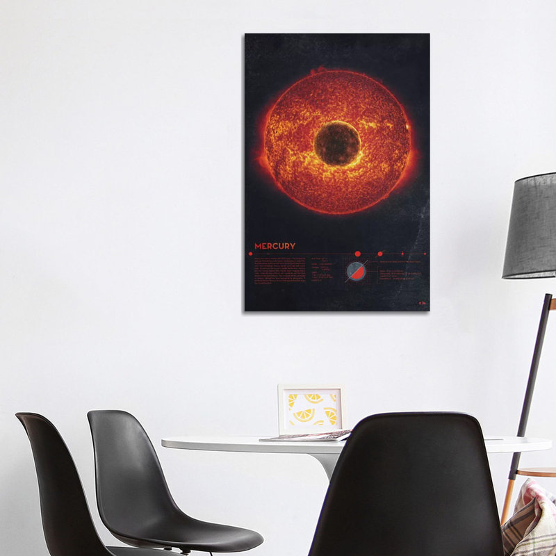 Mercury 1 Piece Wrapped Canvas Wall Art, 101.6 cm H x 66.04 cm W x 3.175 cm D