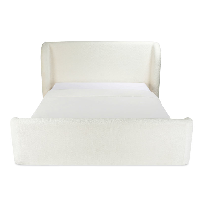 Lit avec rangement Novi Lizzie, Très grand, Crème Boucle