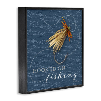 «Hooked On Fishing Hobby», estampe numérique, conception de Holly Thomas Stein