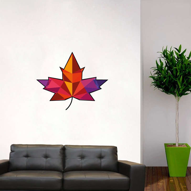 Plants & Flowers Non-Wall Damaging Wall Decal, 8" H x 10" W