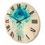 Symbole de l'alchimie et horloge murale en bois II-63903385