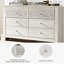 Commode double 6 tiroirs Crispin