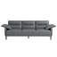 Imelda 83" Faux Leather Square Arm Sofa-339598368