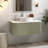 36" Wall-Mounted Floating Bathroom Vanity With Sink-1313387057