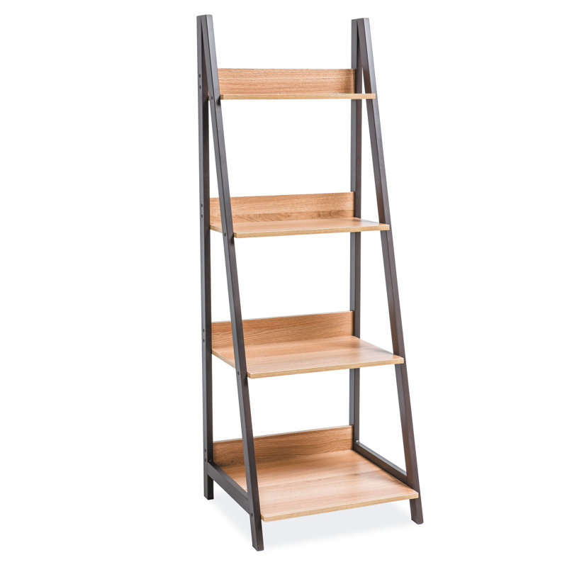 Trever 147cm H x 52cm W Ladder Bookcase