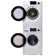 Equator Marine Anti Corrosion Stackable Compact Washer 1.6cf+sensor Dryer 3.1cf 110v