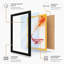 Whale in Colour Modern 1 Piece Single Picture Frame Wall Art-136552002-136552001