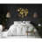 Elegant Decorative Metal Wall Accessory, Black Finish, 25.6 x 37.4 inches | 100% Metal Construction, Thickness: 0.08 inches | Easy Wall Hanging with Back Piece | Perfect for Home Decor, Modern Aesthetic