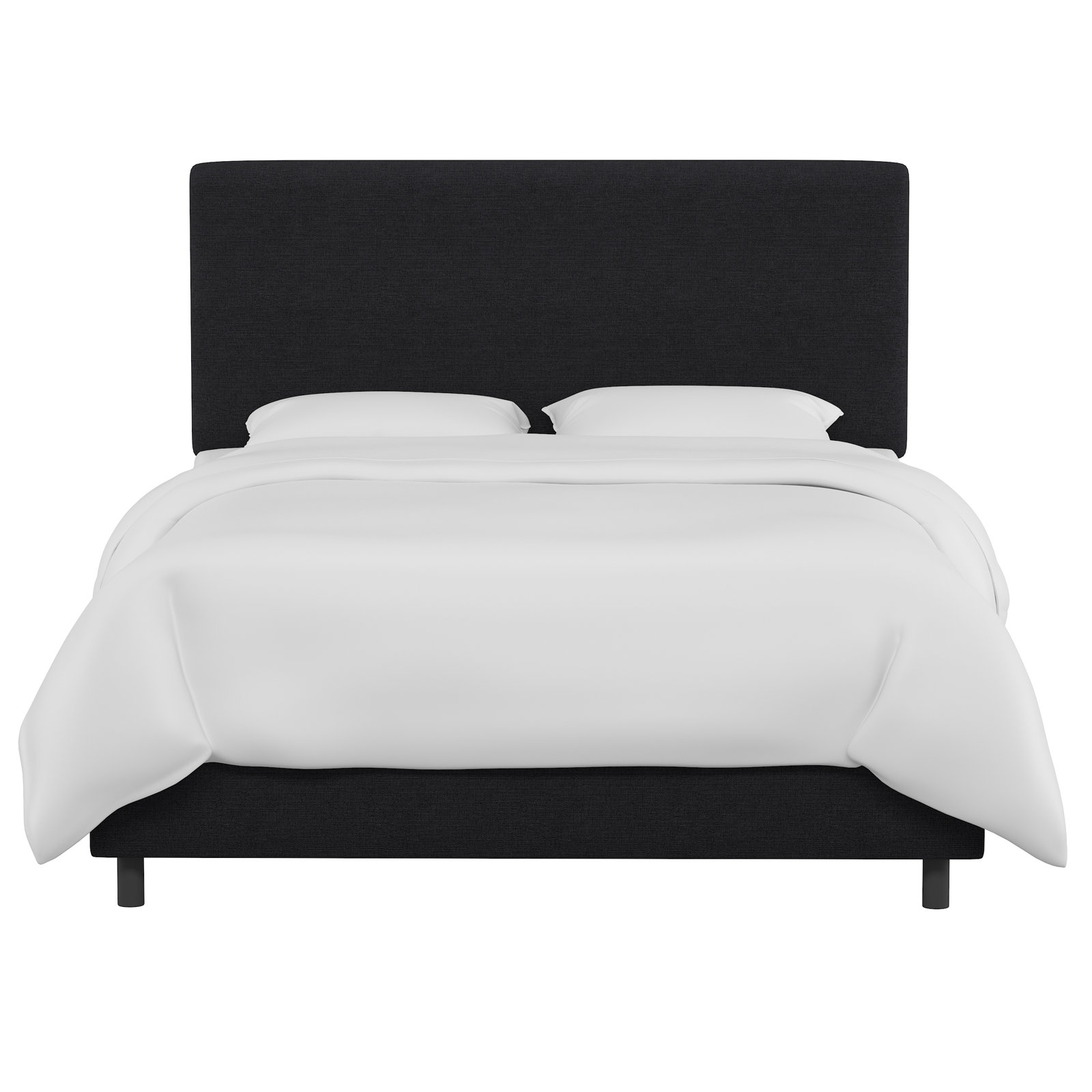 Pyburn Platform Bed, Full, Linen Black Linen