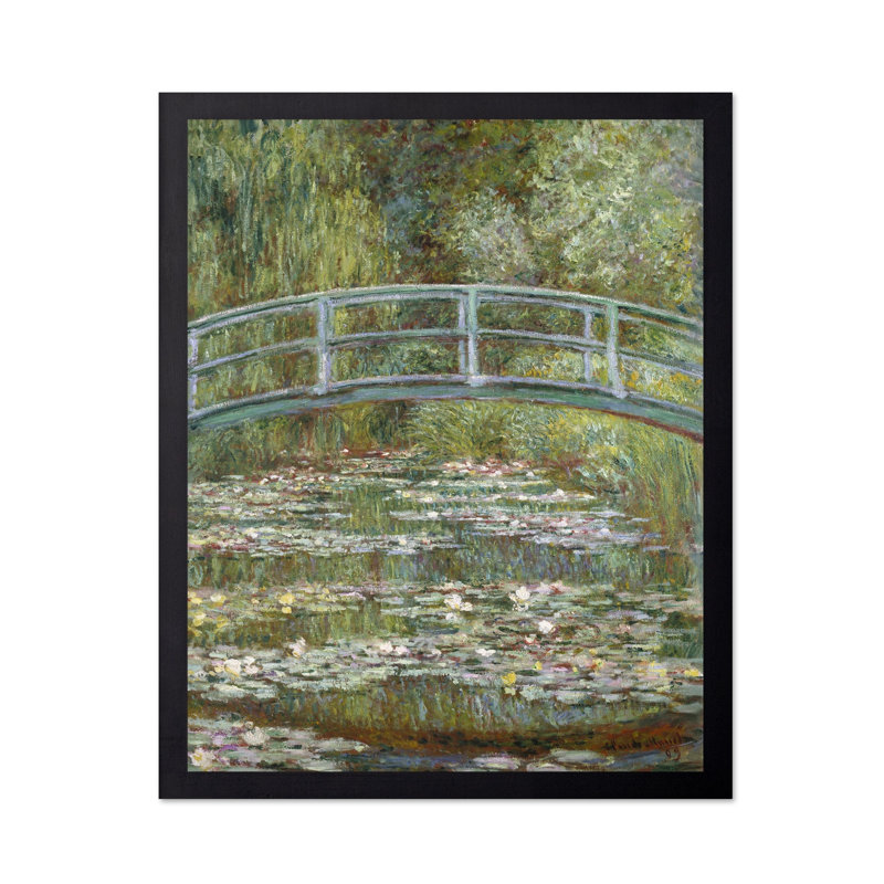 Claude Monet - Étang aux nymphéas No2, Black Framed, Poster, 24"H x 32"W