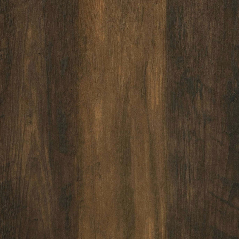 Armoire d'appoint à 4 portes en pin foncé, détails traditionnels, tablettes fixes, grand charme rustique autoportant dans l'espace de vie principal, conception fonctionnelle réglable pour les espaces transitionnels