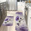 Marguerite mauve, ensemble de 2 tapis de cuisine-641045225