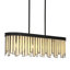Shoshoni 6 - Light 28'' W Black Kitchen Island Pendant UL Certified