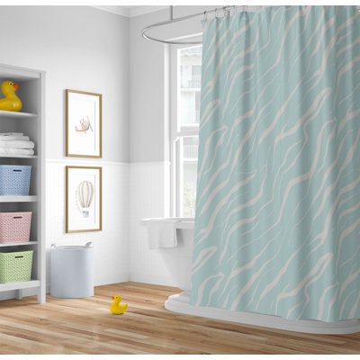 Lush Cracks Ultra-Thin Lightweight Shower Curtain