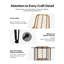 Chaise d'appoint Burlywood Windsor (ensemble de 2)-511235652-511235657