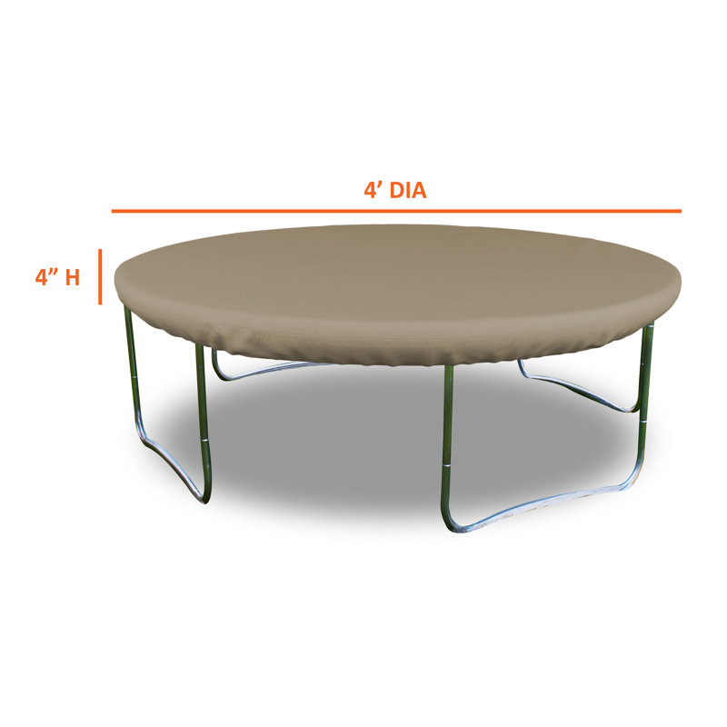 Blue Elephant 10.2cm Polyester Weather Cover Compatible With 36.6cm Round Trampoline, Beige