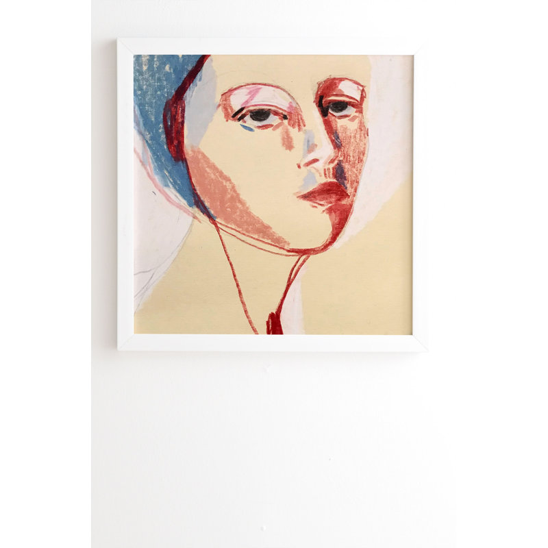 «Angel Hernandez Summer Portrait» par Angel Hernandez - reproduction de cadre photo sur bois, H 20 po x l 20 po x P 3 po