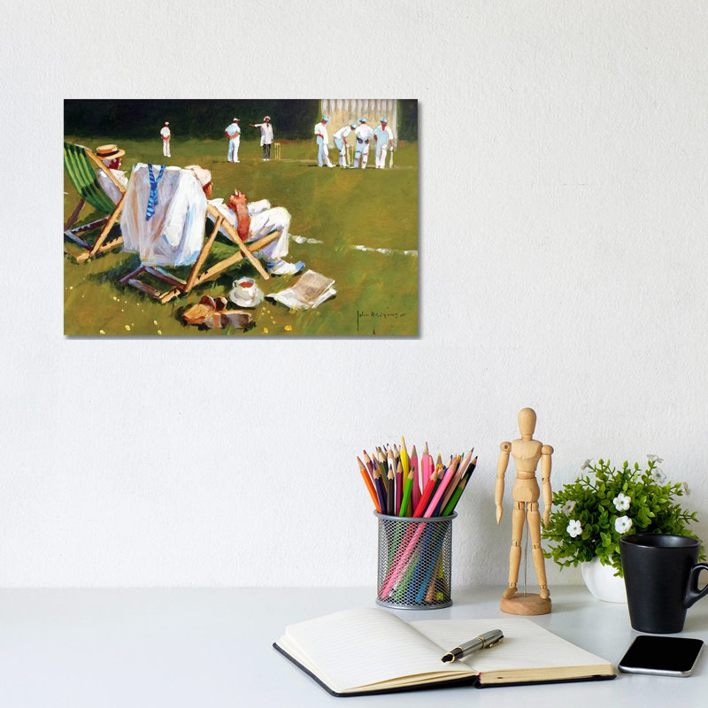 Umpires Decision by John Haskins - Wrapped Canvas Gallery-Wrapped Canvas Giclée, 20.32cm H x 30.48cm W