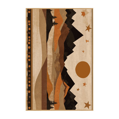 Obsidian Horizon Rug