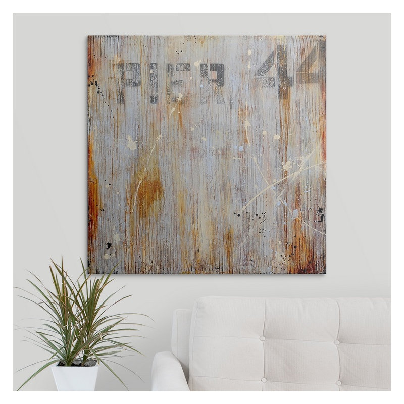 «Pier 44» par Bellemy, impression, H 24 po x l 24 po x P 1,5 po, Toile
