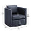 Fauteuil demi-tonneau pivotant-404818586