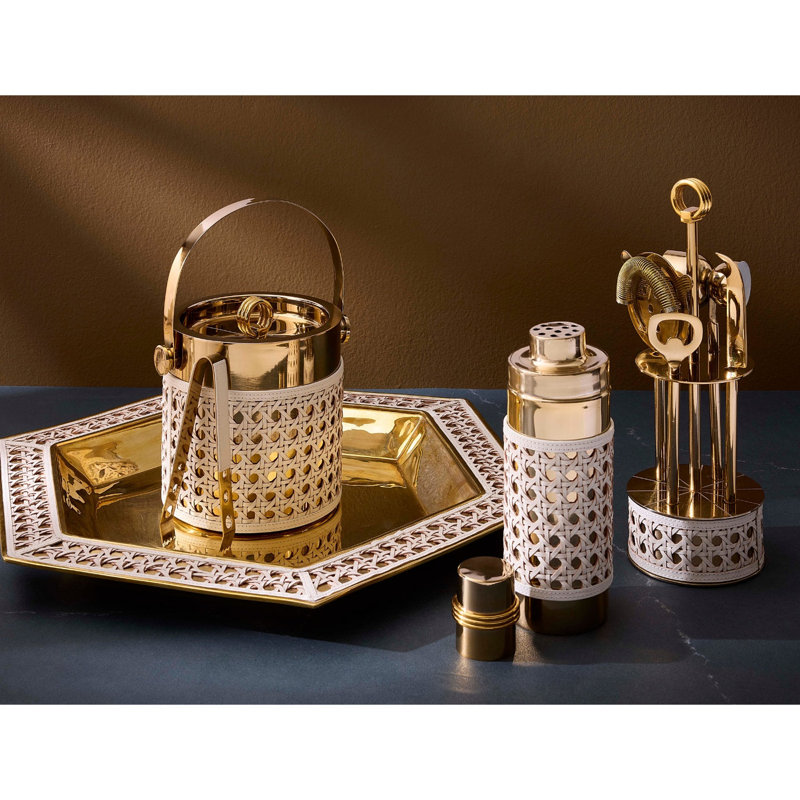 Basketweave Ice Bucket