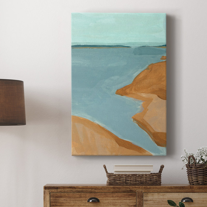 «Out on the Sandbar I» - galerie personnalisée enveloppée Cavas, H 60 po x l 40 po