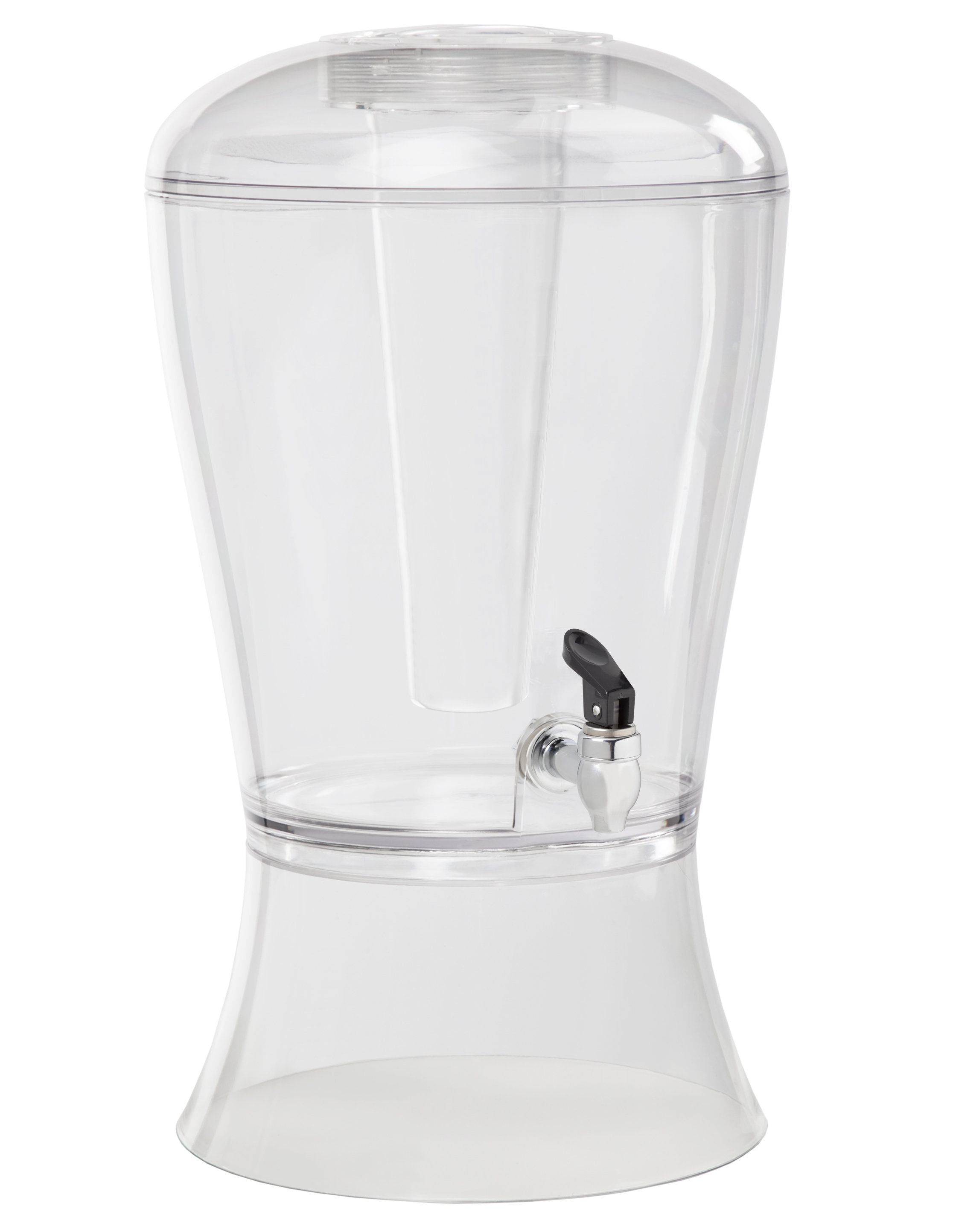 Creatively Designed Products 3 Gallon Clear Acrylic Beverage Dispenser with  Ice Core and Infuser