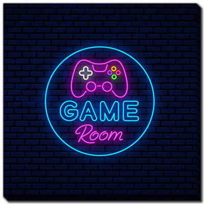 Art mural sur toile Neon Gaming 2