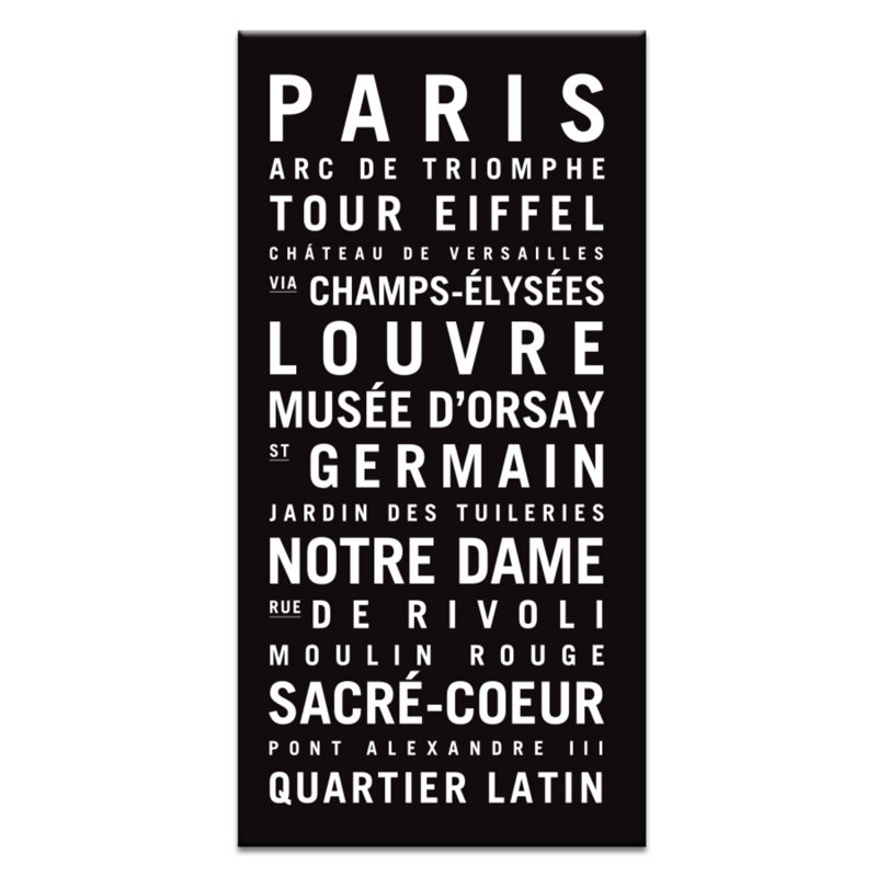 Tram Scrolls - Print on Canvas, 153.5cm H x 77.5cm W x 4.5cm D