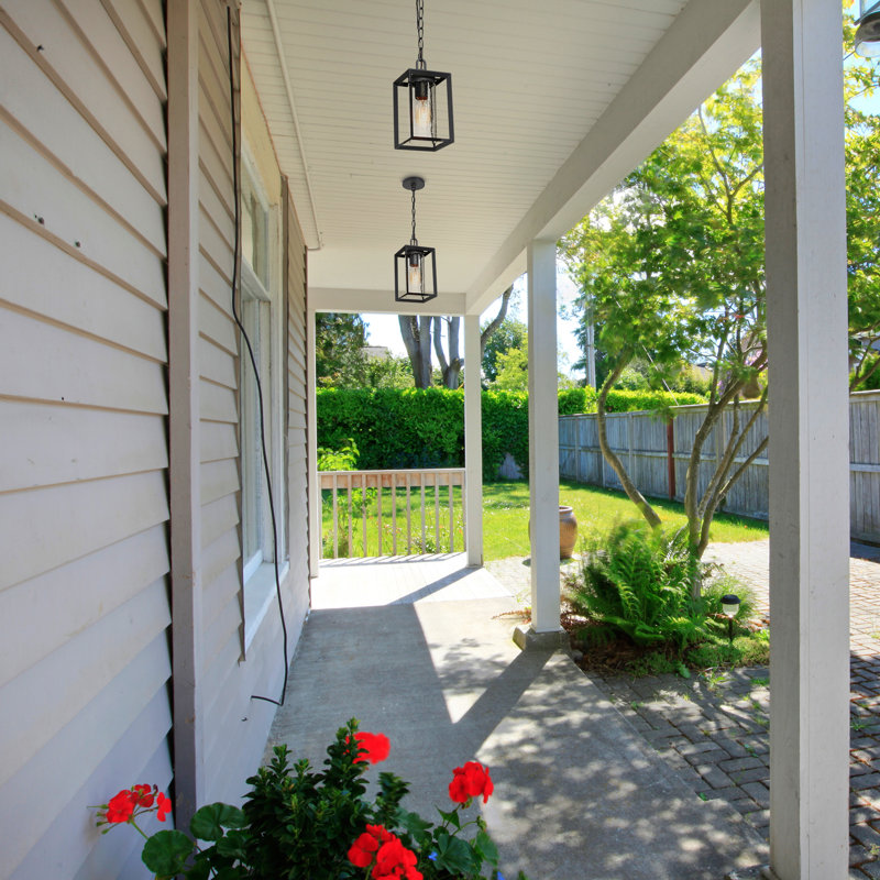 Daxston 1-Light Outdoor Hanging Lantern Lighting