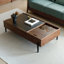 Table basse à quatre pieds avec rangement-98347074