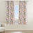 Fancy Hummingbird Patterned Blackout Curtain,Rod Pocket Back Tab Floral Drapes,Set of 2-286370200-286370276