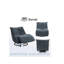 Fauteuil inclinable et oscillant Talmon Chenille-1892304104