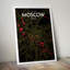 Moscow City Map - No Frame Print-570646942
