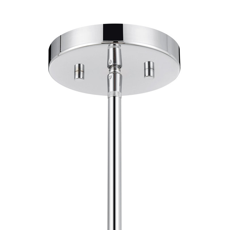 Luminaire en chrome 1 lumière Meridian, Chrome chrome